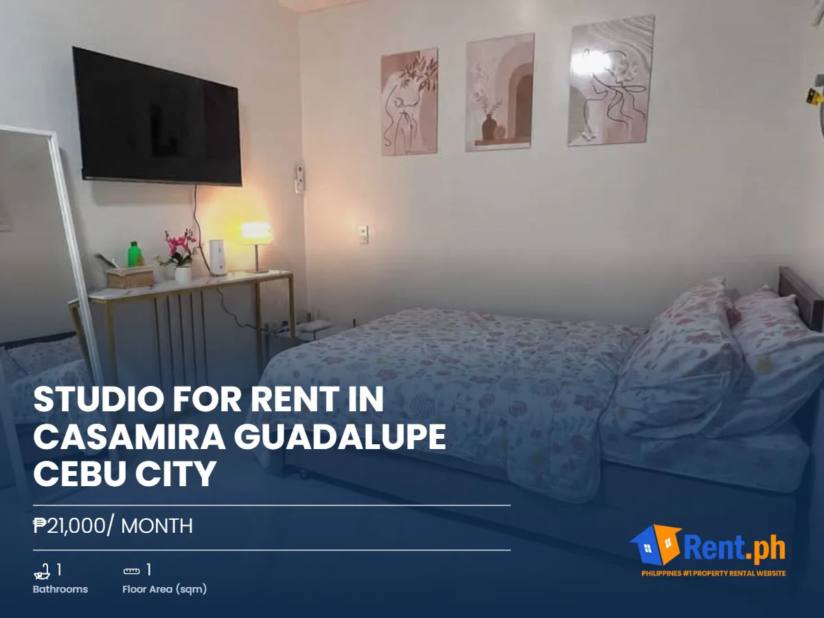 studio for rent in  casamira guadalupe cebu city
