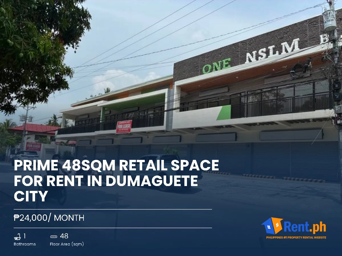 Prime 48sqm Retail Space For Rent in Dumaguete City - Secondary Image