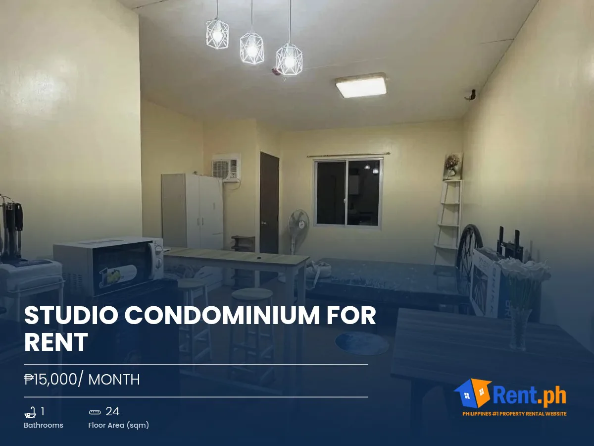 Studio Condominium for Rent