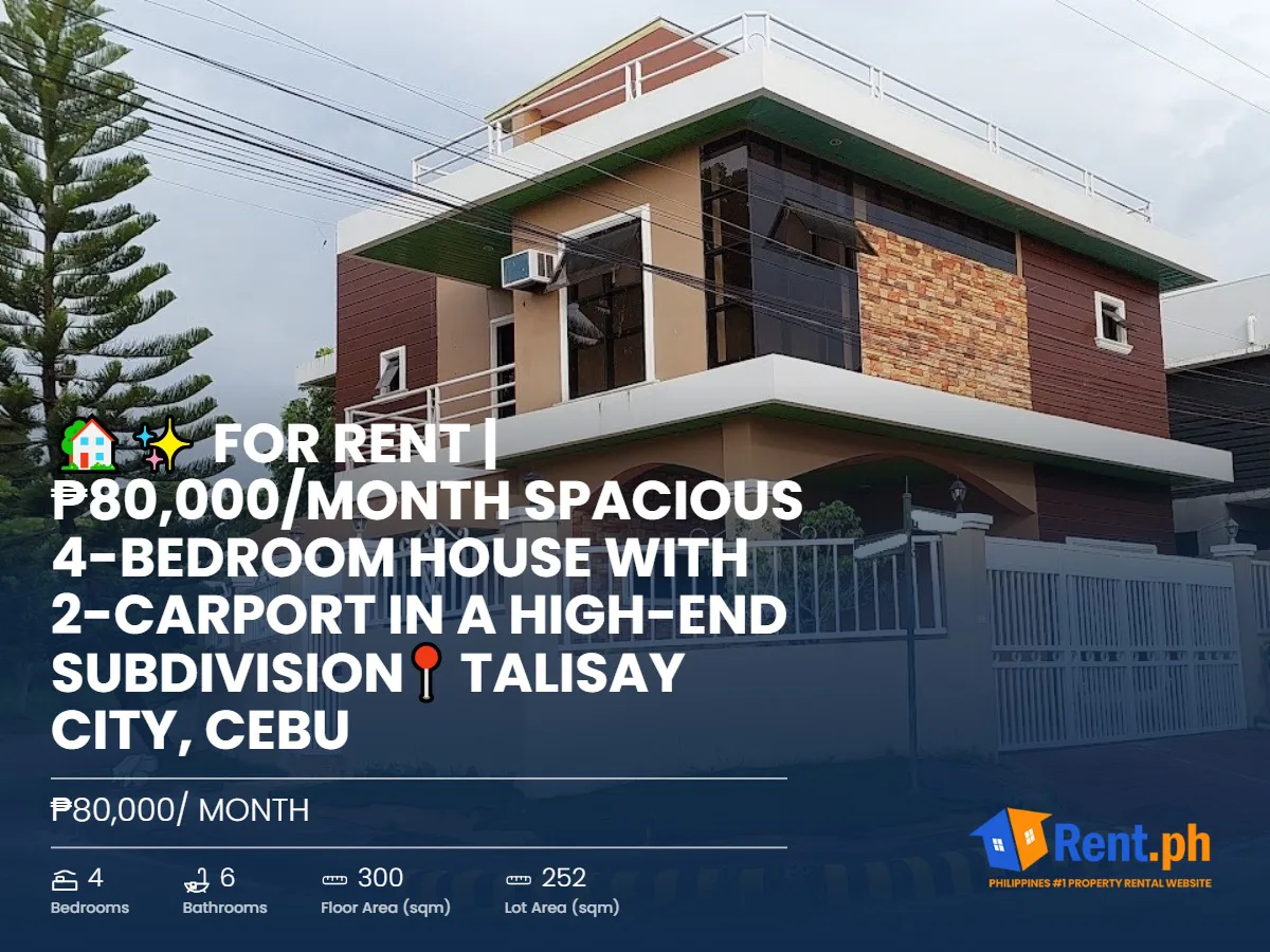 for-rent-80000-month-spacious-4-bedroom-house-with-2-carport-in-a-high-end-subdivision-talisay-city-cebu-for-rent