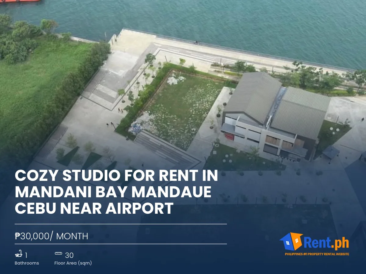 Cozy Studio For Rent in Mandani Bay Mandaue Cebu Near Airport