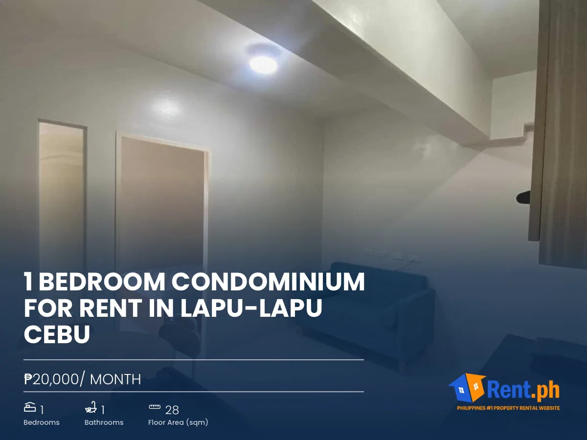 1 Bedroom Condominium For Rent in Lapu-Lapu Cebu