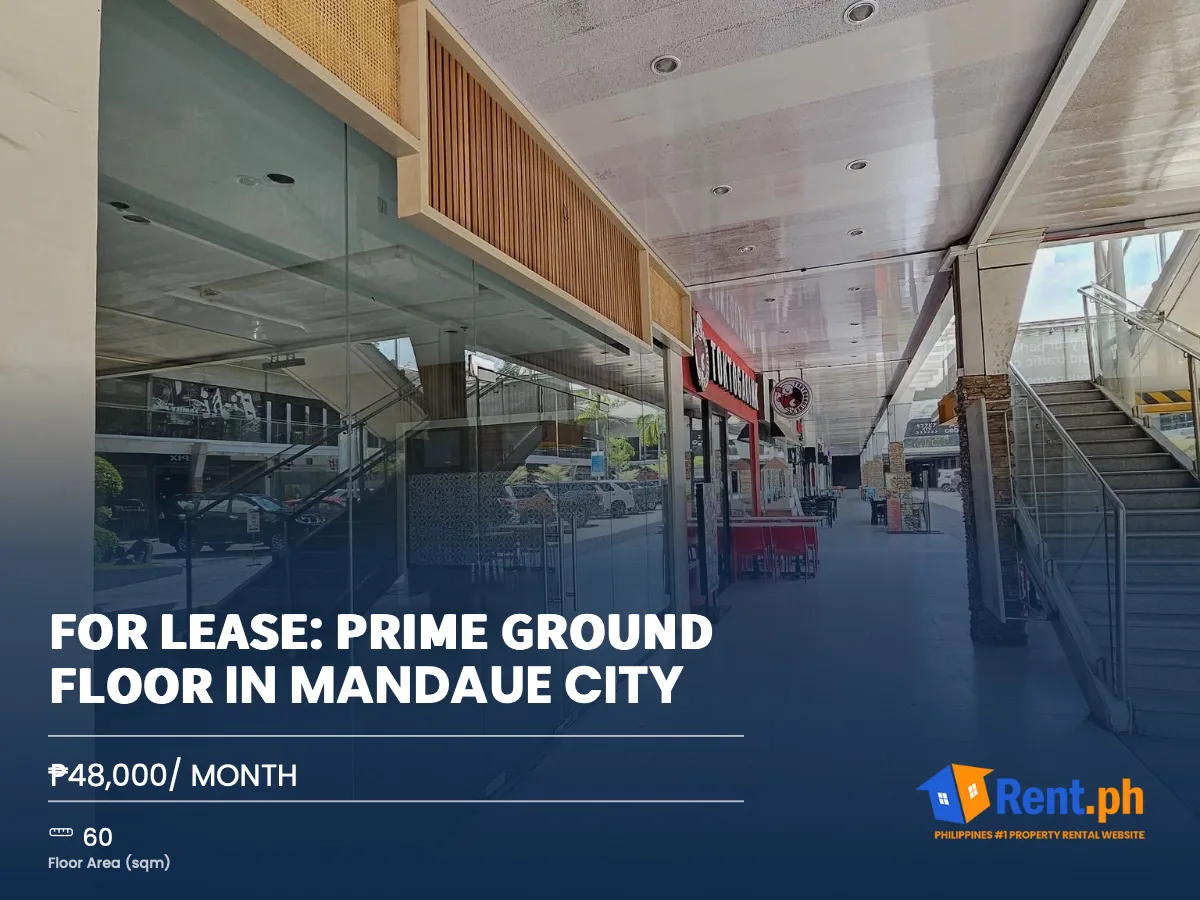 FOR LEASE: PRIME GROUND FLOOR IN MANDAUE CITY