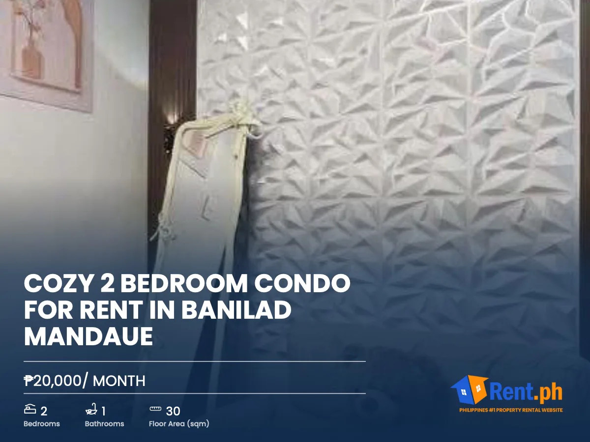 COZY 2 BEDROOM CONDO FOR RENT IN BANILAD MANDAUE