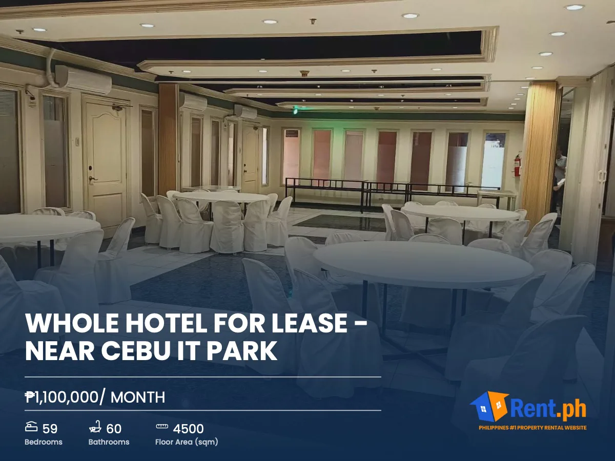 Whole Hotel For Lease - Near Cebu IT Park