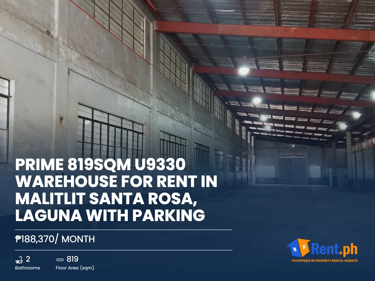 Prime 819sqm U9330 Warehouse For Rent in Malitlit Santa Rosa, Laguna with Parking - Secondary Image