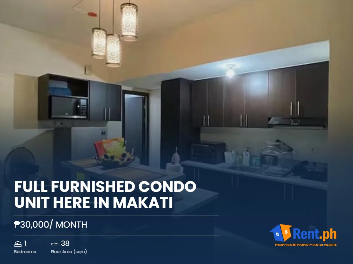 FULL FURNISHED CONDO UNIT HERE IN MAKATI