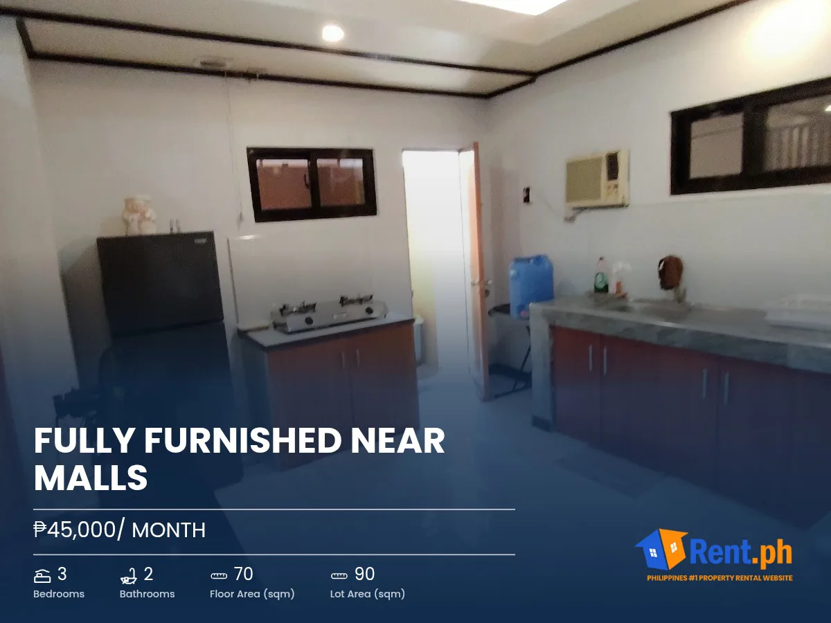 Fully furnished near malls