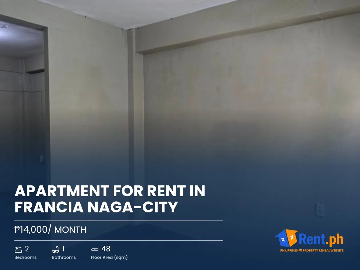 Apartment for rent in francia Naga-City 