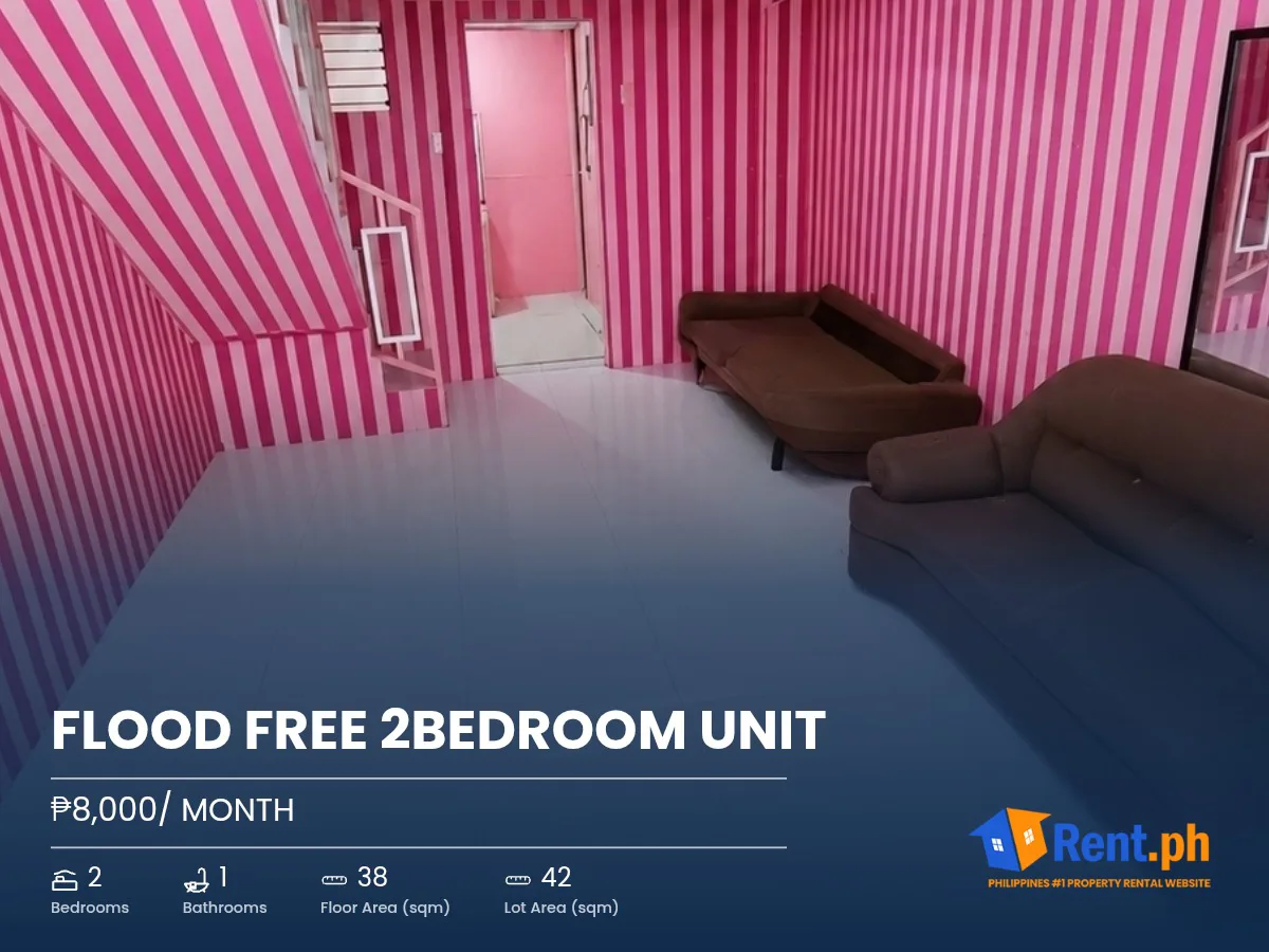 Flood free 2bedroom unit