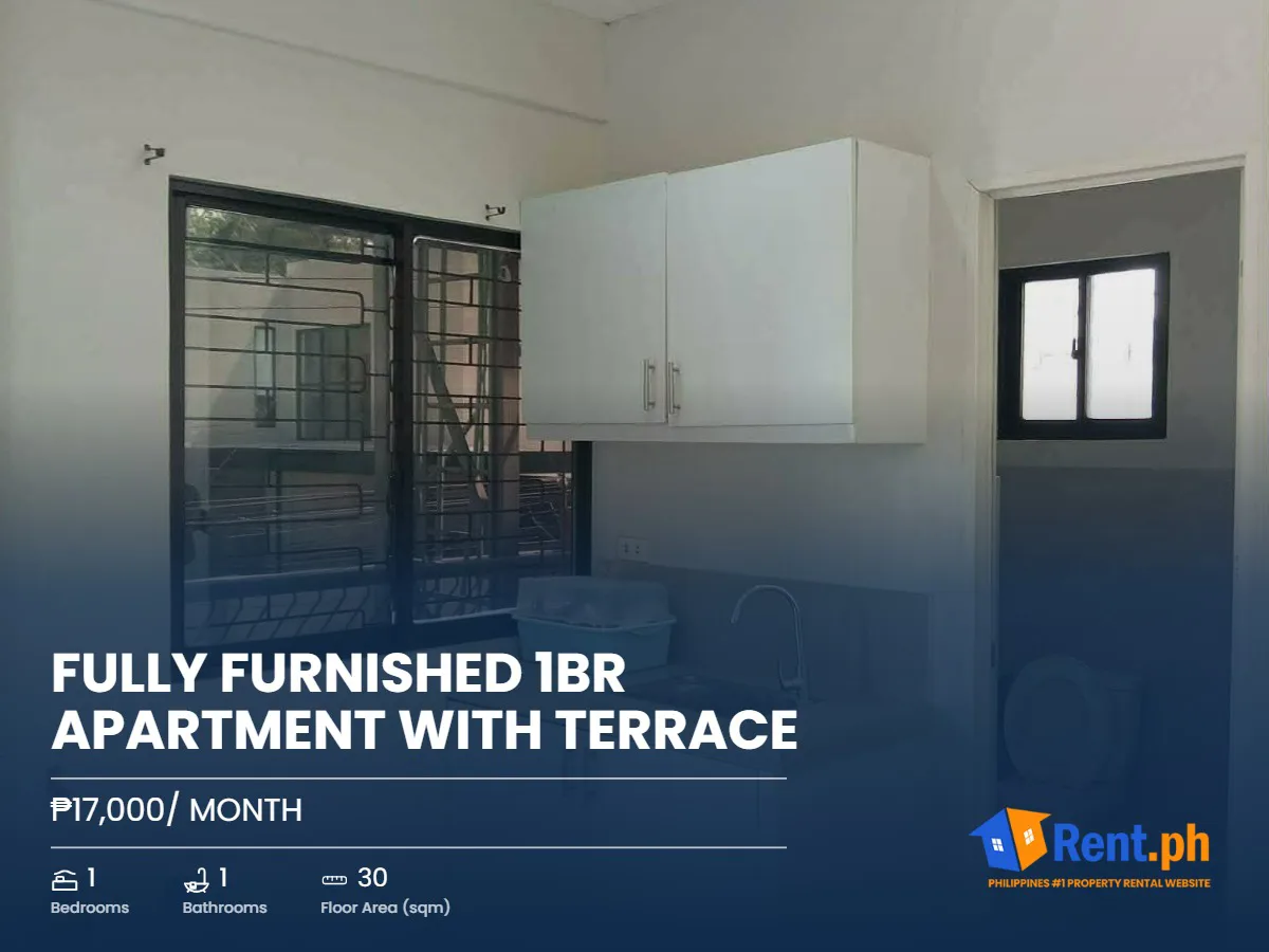 Fully Furnished 1BR Apartment with Terrace
