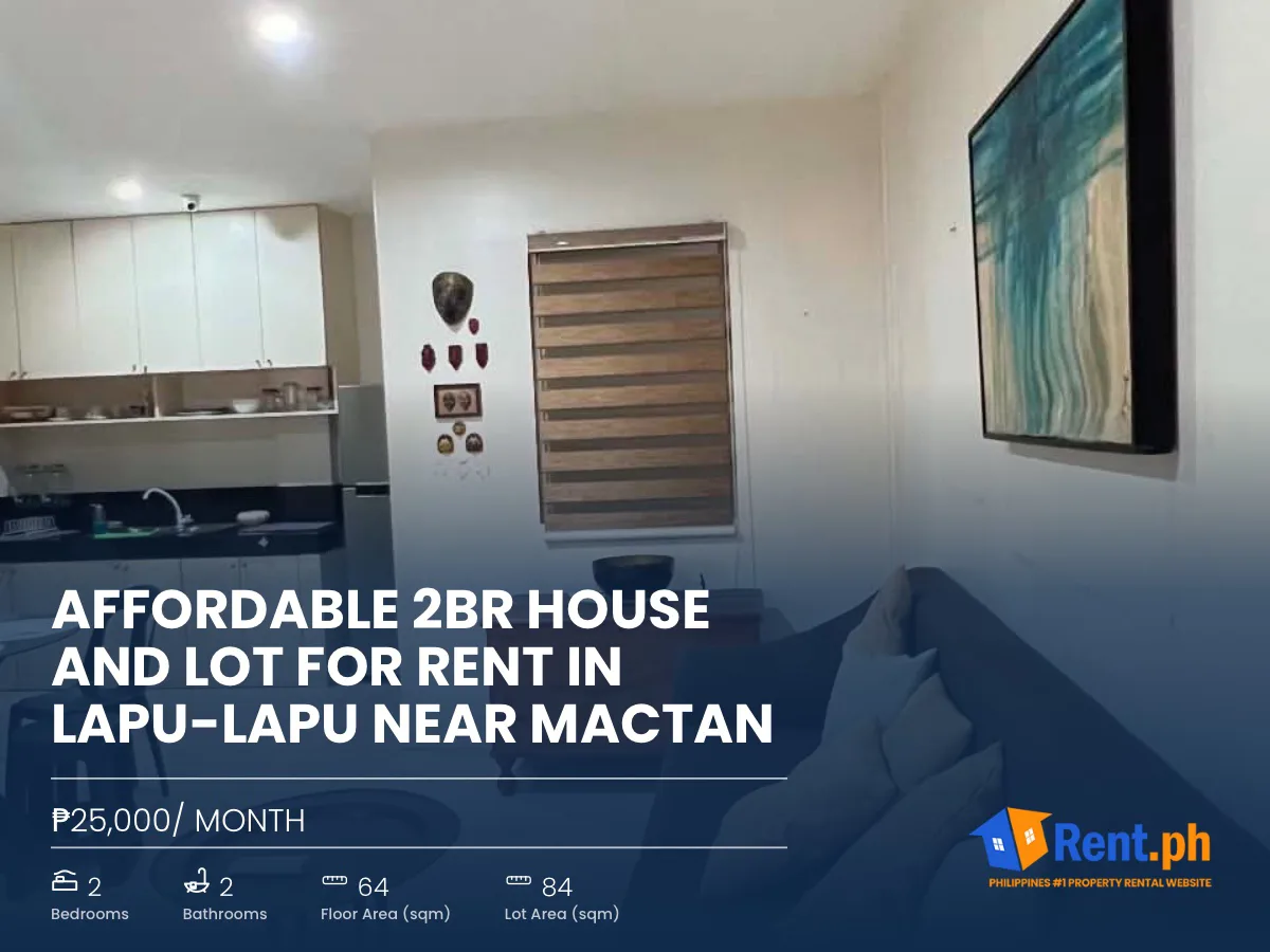 Affordable 2BR House and Lot For Rent in Lapu-Lapu near Mactan