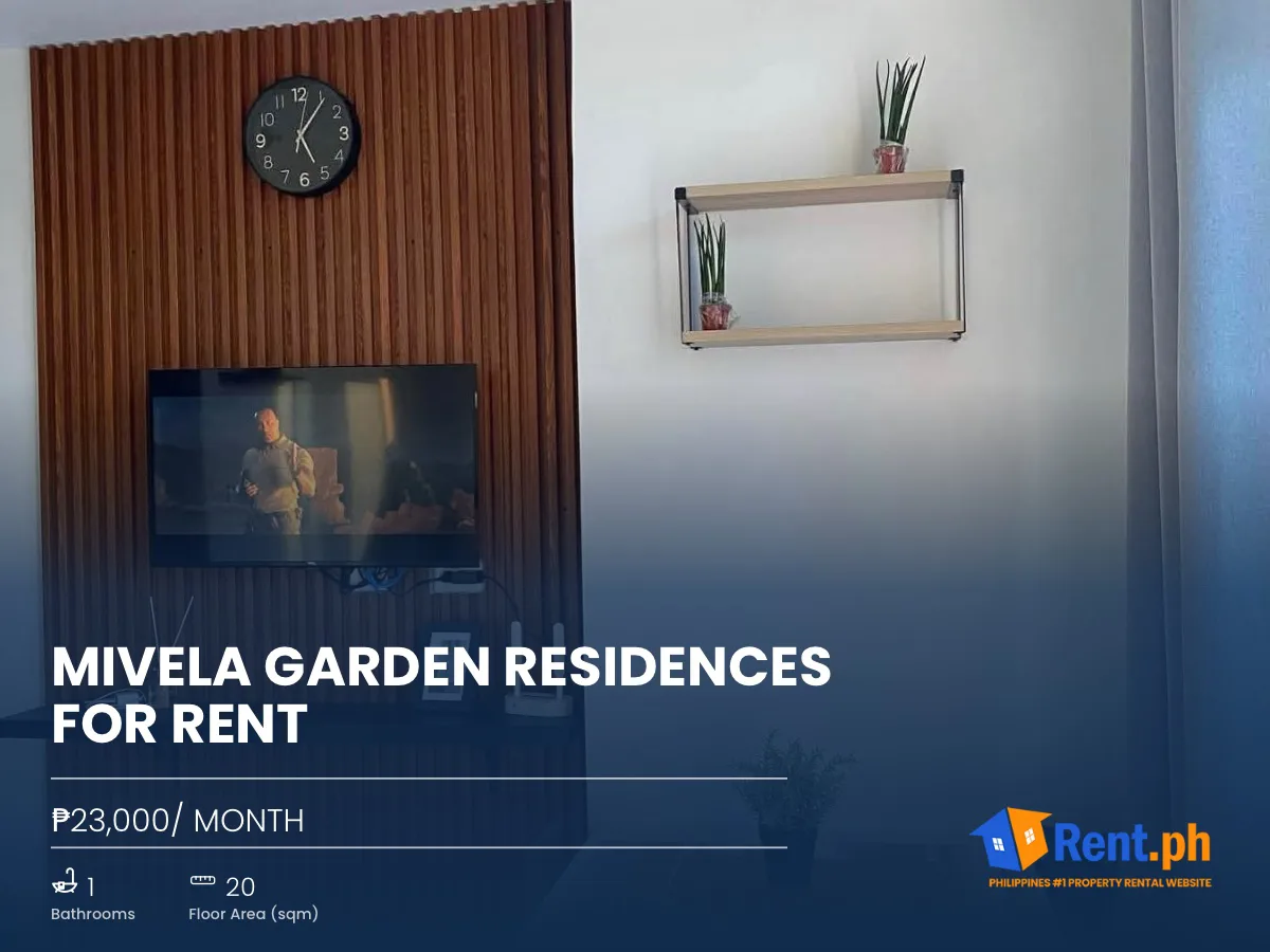 Mivela Garden Residences for Rent