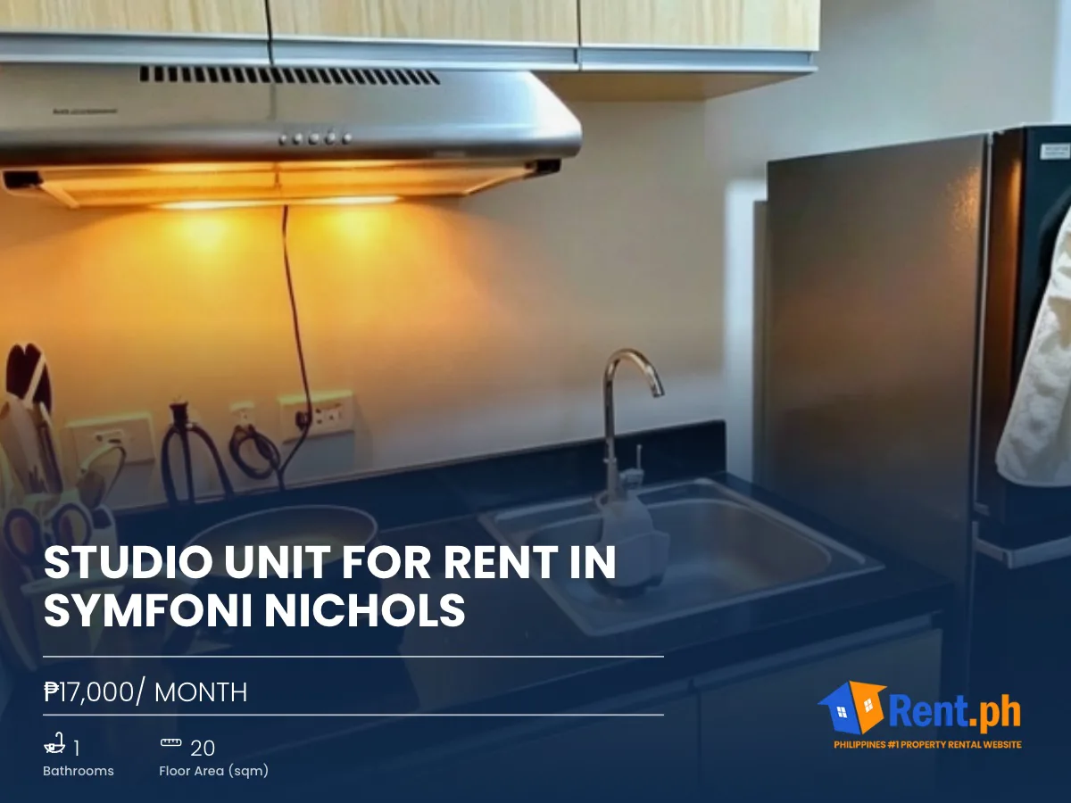 Studio Unit For Rent in Symfoni Nichols