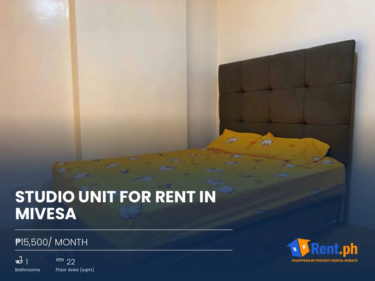 Studio Unit for Rent in Mivesa