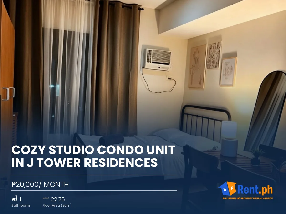 Cozy Studio Condo Unit in J Tower Residences