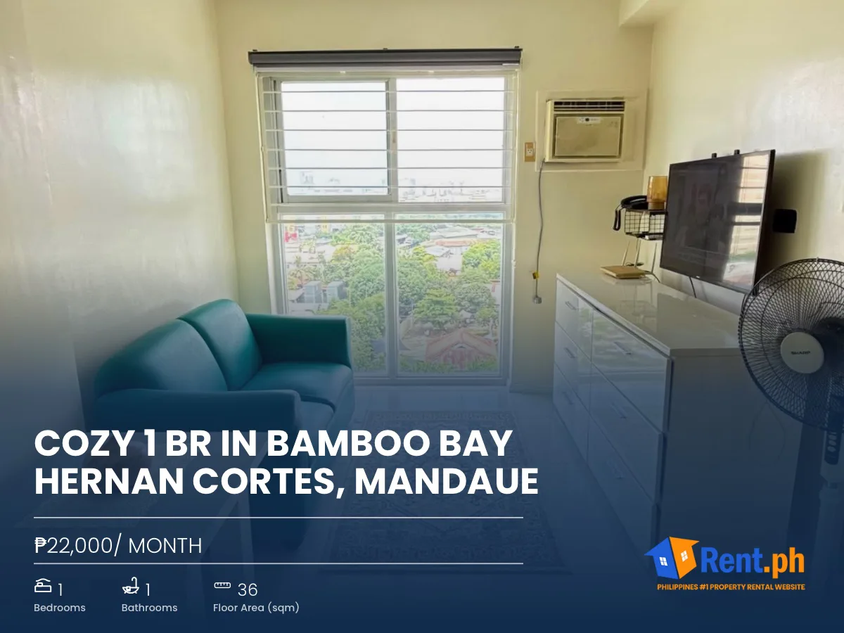 Cozy 1 BR in Bamboo Bay Hernan Cortes, Mandaue