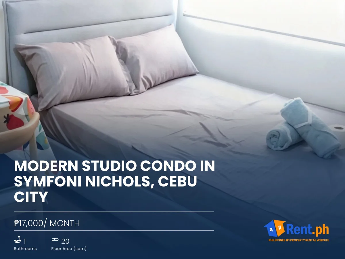 Modern Studio Condo in Symfoni Nichols, Cebu City