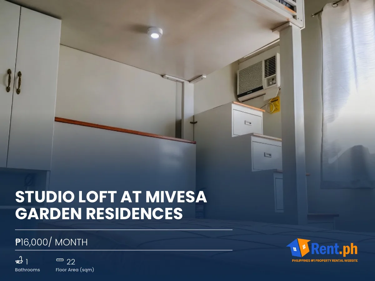 Studio Loft at Mivesa Garden Residences 