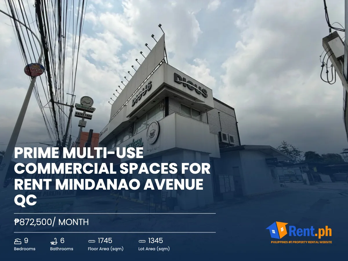 Prime Multi-Use Commercial Spaces For Rent Mindanao Avenue QC