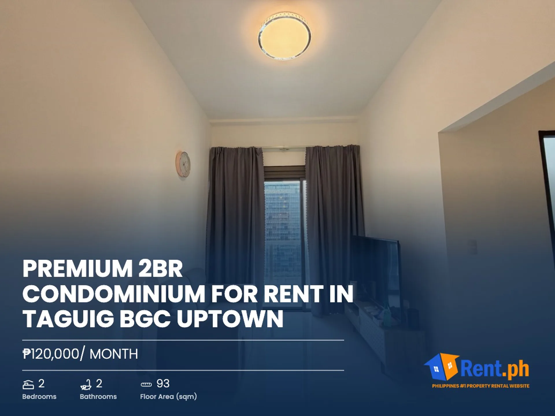 Premium 2BR Condominium For Rent in Taguig BGC Uptown
