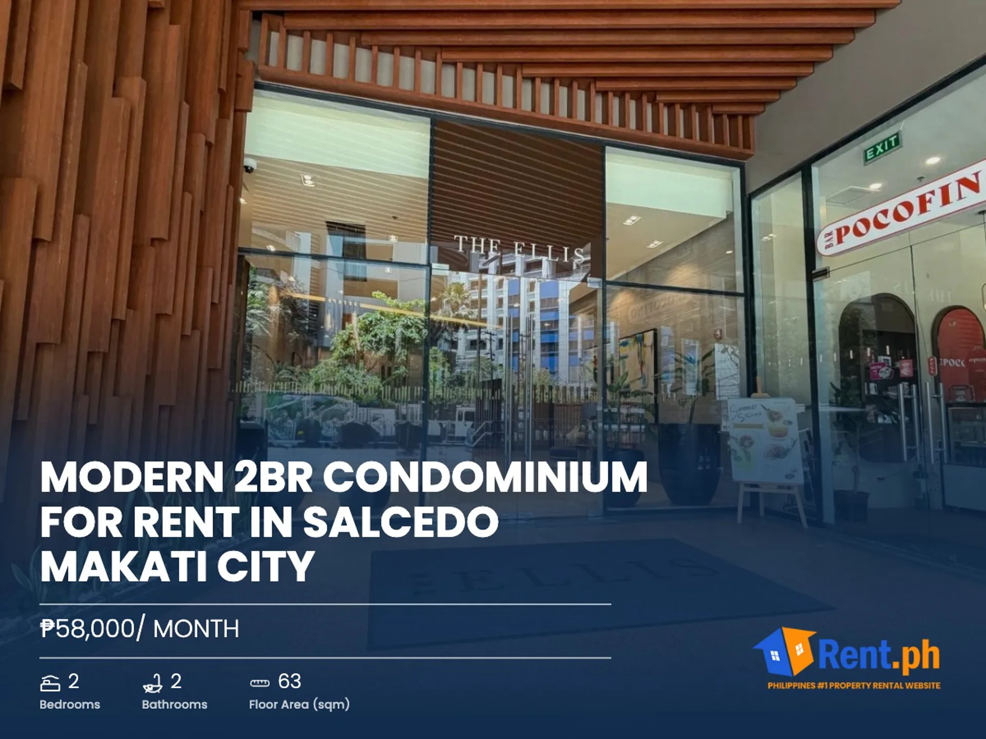 Modern 2BR Condominium For Rent in Salcedo Makati City