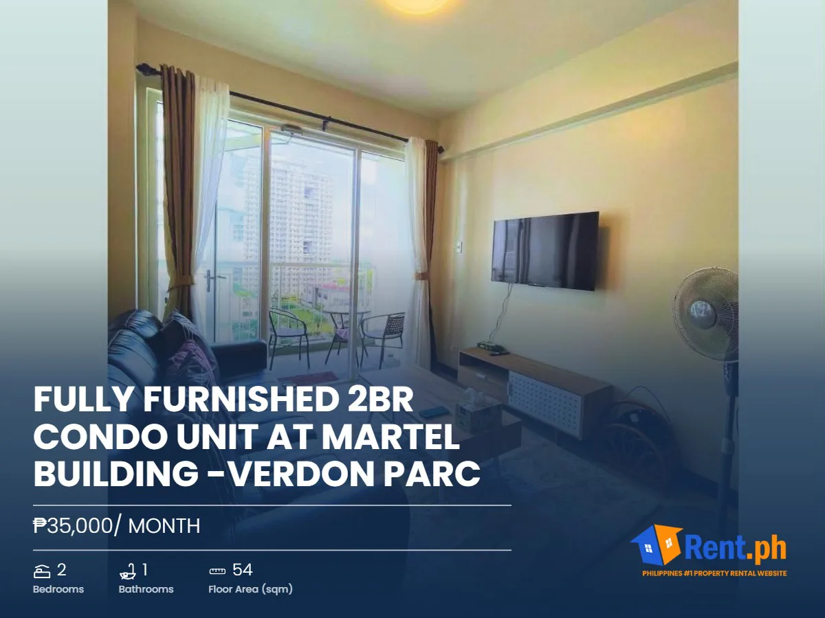 Fully Furnished 2BR Condo Unit at Martel Building -Verdon Parc
