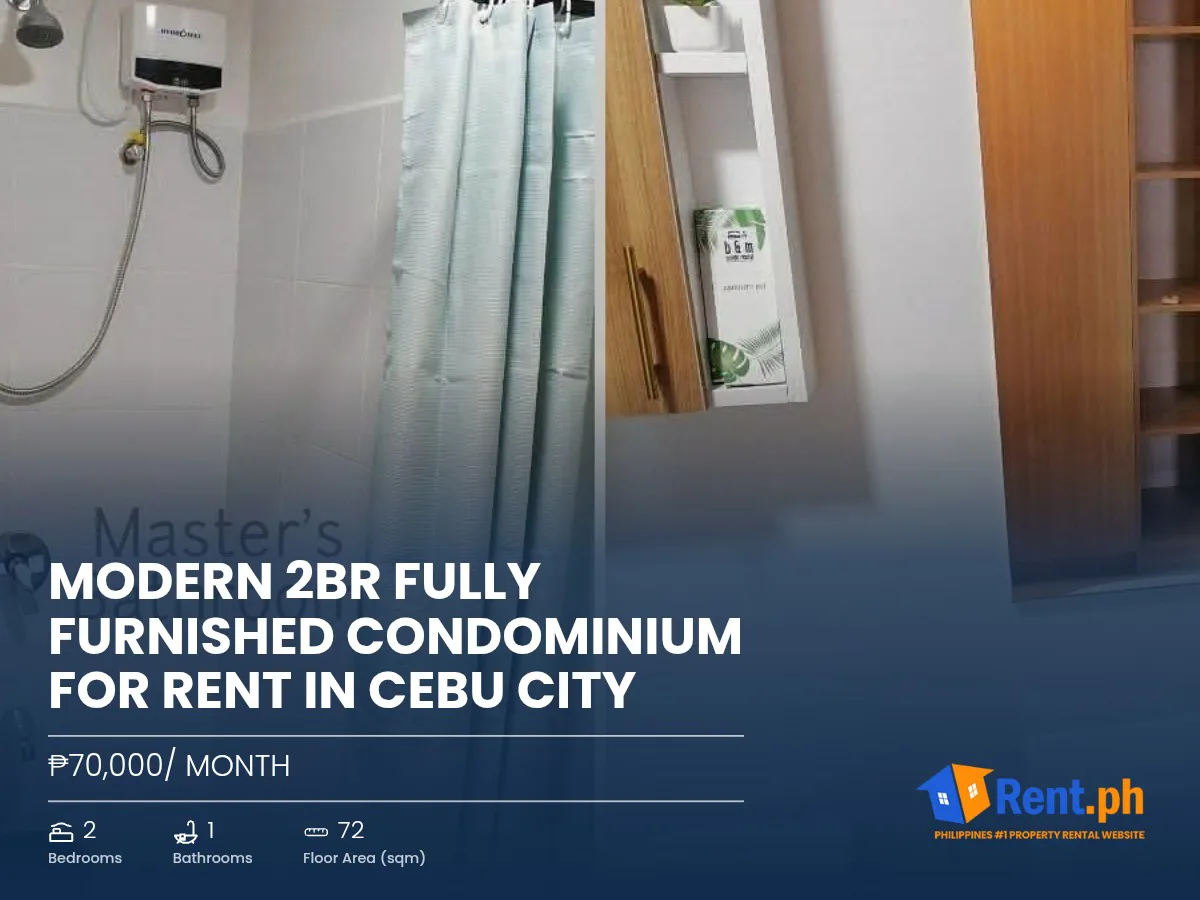 Modern 2BR Fully Furnished Condominium For Rent in Cebu City