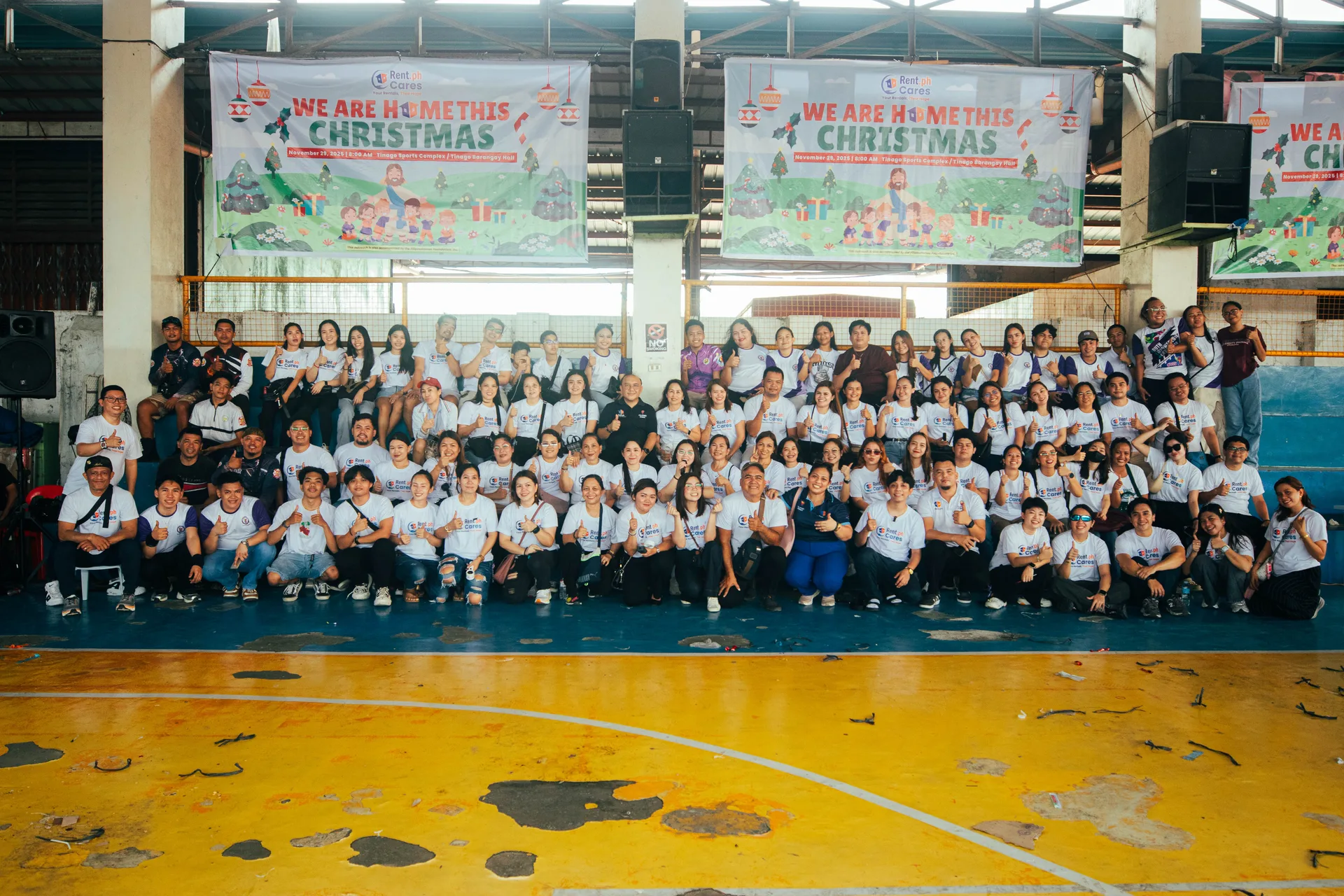 Rent.ph Cares' "We Are Home This Christmas" outreach at Tinago Sports Complex, photo 1