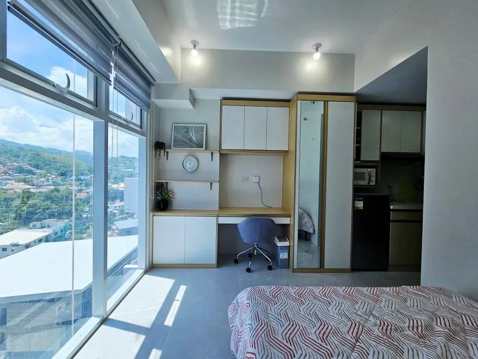 For rent Fully Furnished Studio type in Mivela  garden Residences