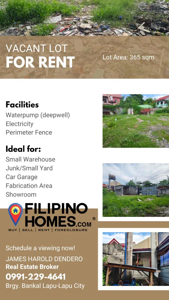 For Rent: Spacious 365sqm Lot in Bankal, Lapu-Lapu City – Perfect for Your Business!