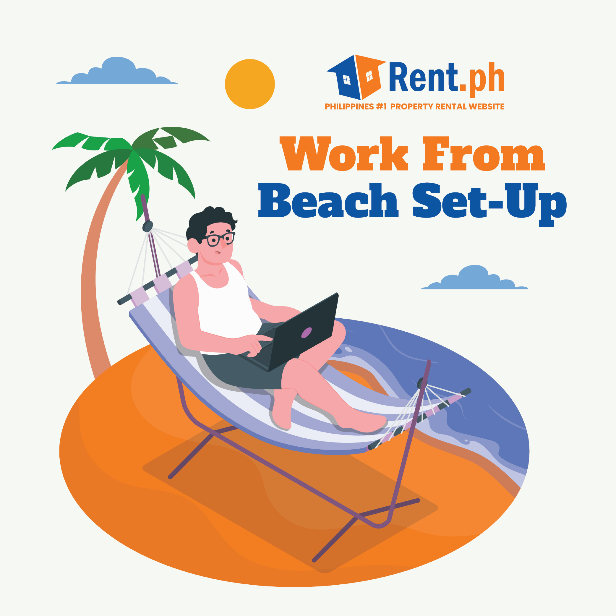 Work-From-Beach Setup