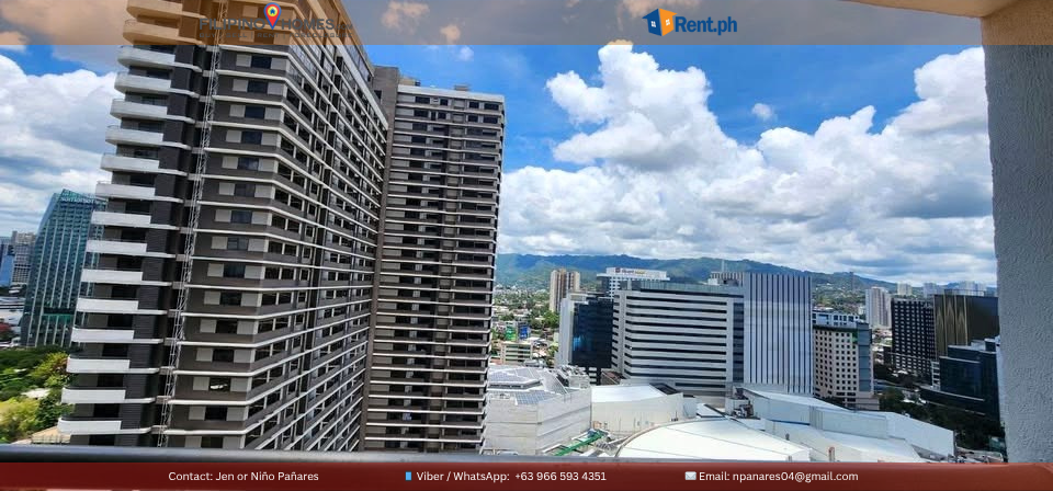 1 bedroom Condo for rent with parking and fully furnished with Direct Access to Ayala Mall